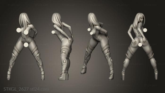 Figurines of girls (Brandi Presenting NSFW, STKGL_2627) 3D models for cnc