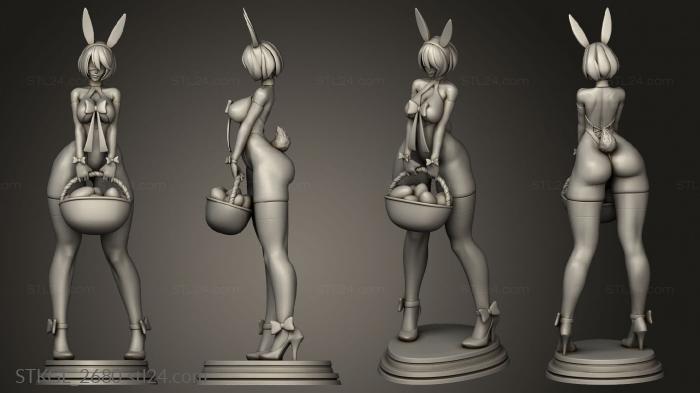 Figurines of girls (Bunny Neuerdner, STKGL_2680) 3D models for cnc