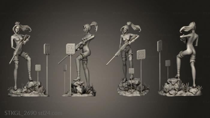 Figurines of girls (Caitlyn NSFW, STKGL_2690) 3D models for cnc