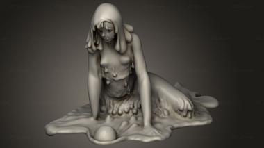 Figurines of girls (Cruel Marshes Slime Heroine Regenerating, STKGL_2877) 3D models for cnc