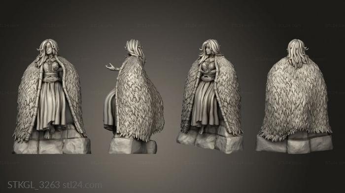 Figurines of girls (Fey Guide Spirit Guide, STKGL_3263) 3D models for cnc