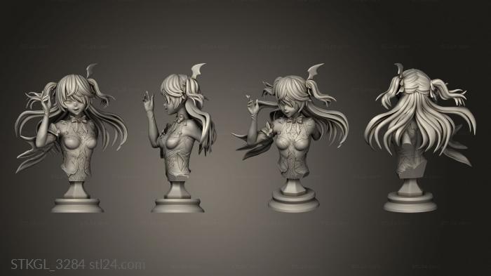 Figurines of girls (Azeramao, STKGL_3284) 3D models for cnc