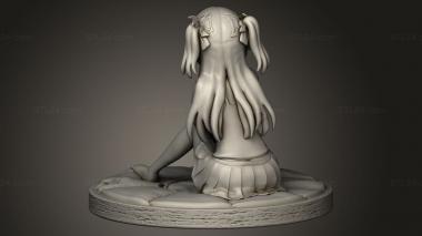 Figurines of girls (Genshin Impact Statue, STKGL_3288) 3D models for cnc