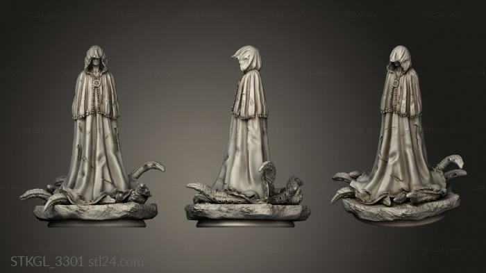 Figurines of girls (Flesh Gods The Infinity Void Mystic One, STKGL_3301) 3D models for cnc