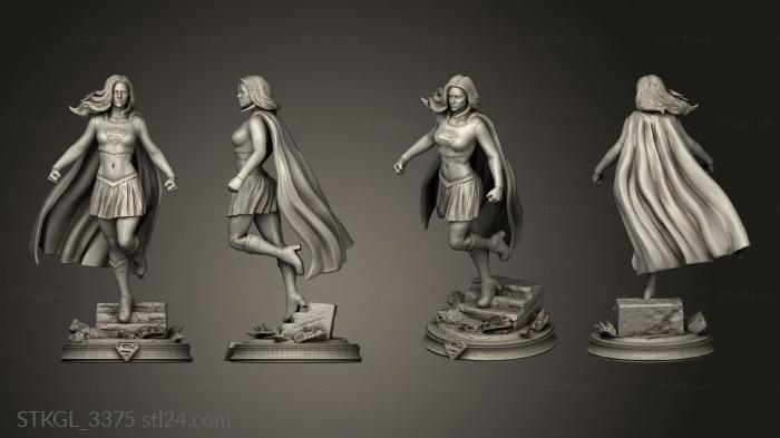 Figurines of girls (Girl, STKGL_3375) 3D models for cnc