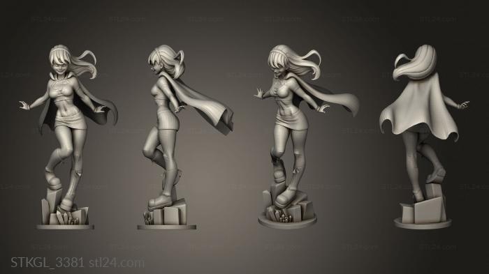 Figurines of girls (girl, STKGL_3381) 3D models for cnc