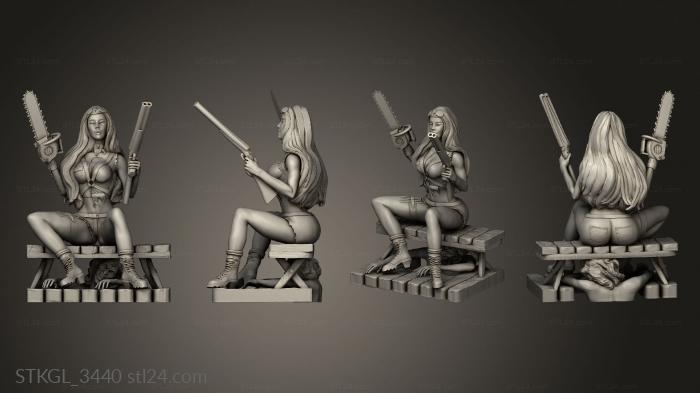 Figurines of girls (Grimm Fairy Tales Evil Dead, STKGL_3440) 3D models for cnc