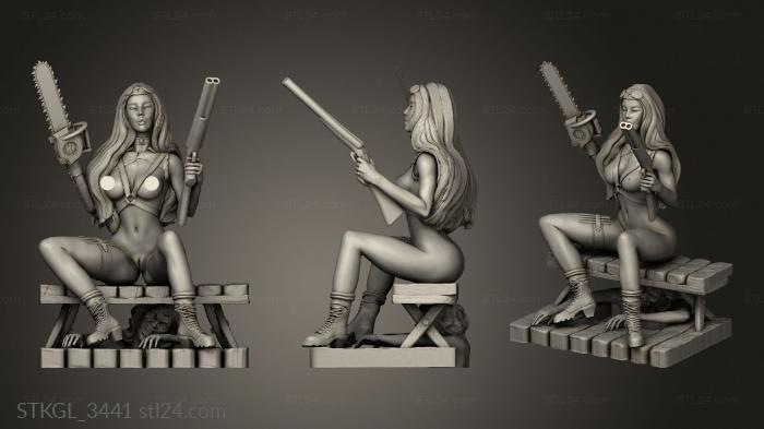 Figurines of girls (Grimm Fairy Tales Evil Dead NSFW, STKGL_3441) 3D models for cnc