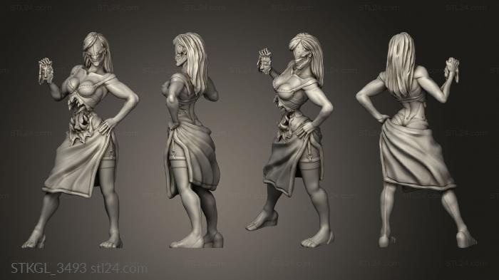 Figurines of girls (Heaven Hath Warforged Mimic, STKGL_3493) 3D models for cnc