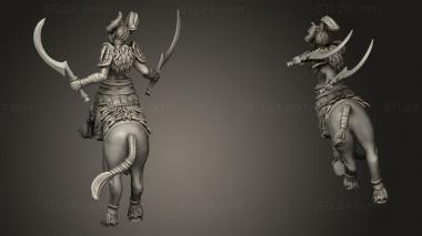 Figurines of girls (Into The Woods Centaurs Centaur, STKGL_3557) 3D models for cnc