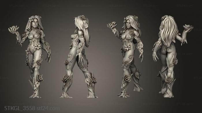 Figurines of girls (Into The Woods Dryads Dryad, STKGL_3558) 3D models for cnc