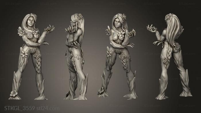 Figurines of girls (Into The Woods Dryads Dryad, STKGL_3559) 3D models for cnc