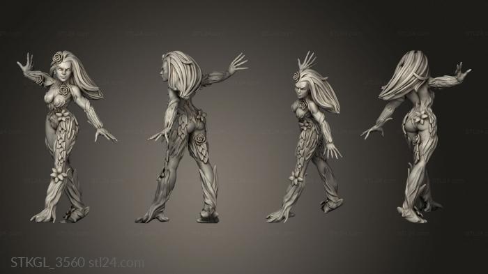 Figurines of girls (Into The Woods Dryads Dryad, STKGL_3560) 3D models for cnc