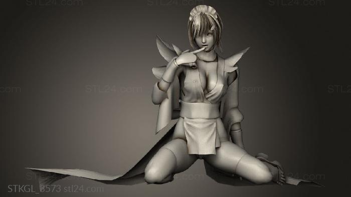 Figurines of girls (Iroha, STKGL_3573) 3D models for cnc