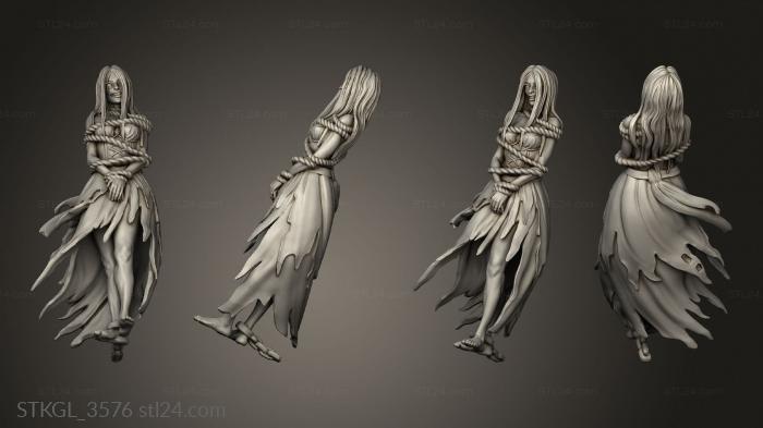 Figurines of girls (Iron Maiden Tortured soul, STKGL_3576) 3D models for cnc