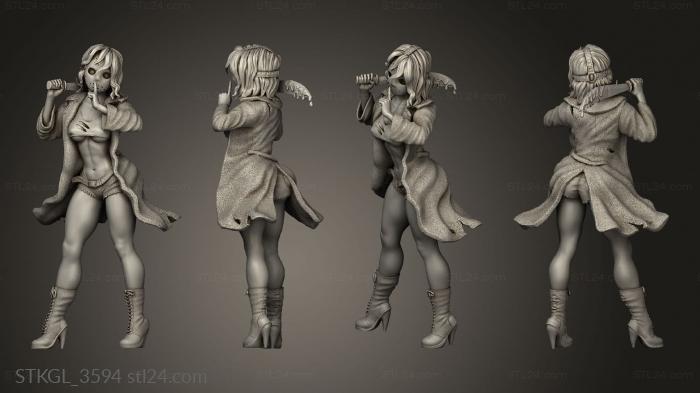 Figurines of girls (Jason Female Alternative, STKGL_3594) 3D models for cnc