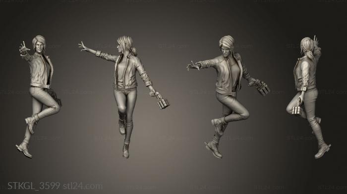 Figurines of girls (Jesse Faden and, STKGL_3599) 3D models for cnc