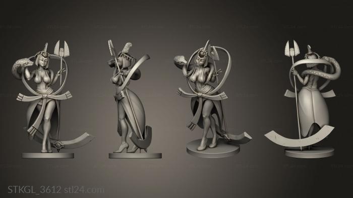 Figurines of girls (Skullgirls Eliza, STKGL_3612) 3D models for cnc