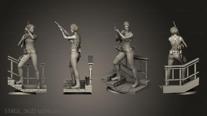 Jill Valentine Statue Resident Evil Bag