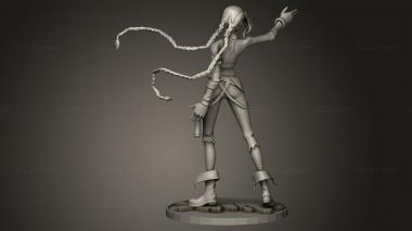 Figurines of girls (jinx, STKGL_3624) 3D models for cnc