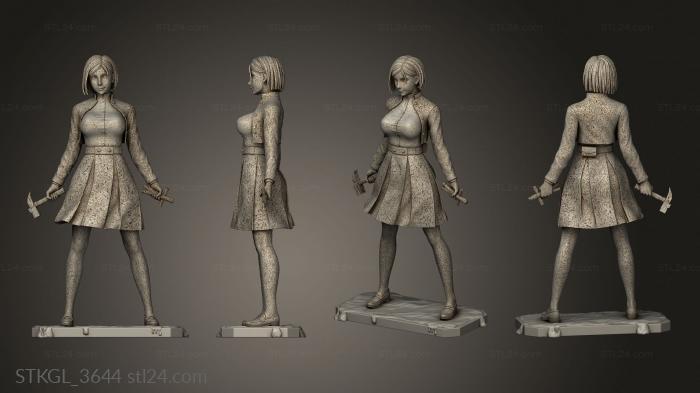 Figurines of girls (Jujutsu Kaisen Sugisakibara, STKGL_3644) 3D models for cnc