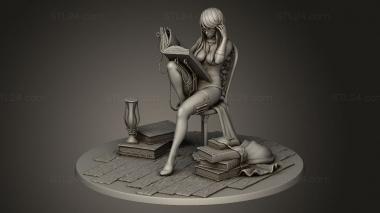 Figurines of girls (kingdom death, STKGL_3685) 3D models for cnc