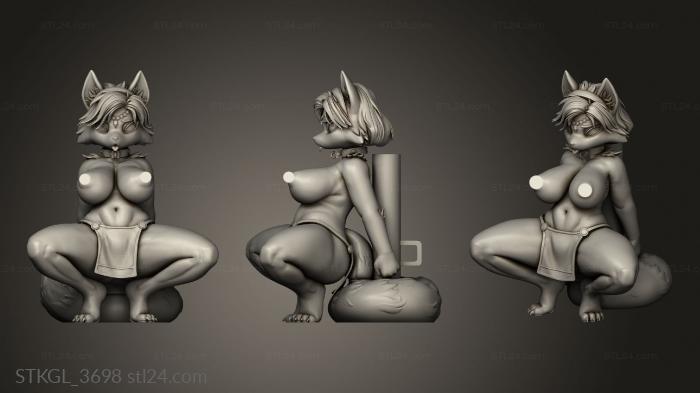 Figurines of girls (Krystal, STKGL_3698) 3D models for cnc