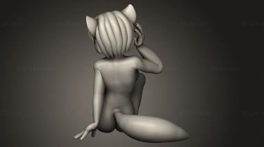 Figurines of girls (krystal sliced, STKGL_3699) 3D models for cnc