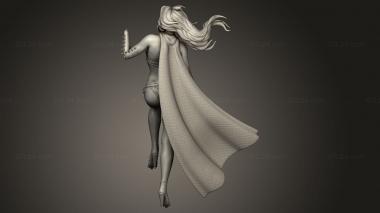 Figurines of girls (Lady Death Back hair, STKGL_3718) 3D models for cnc