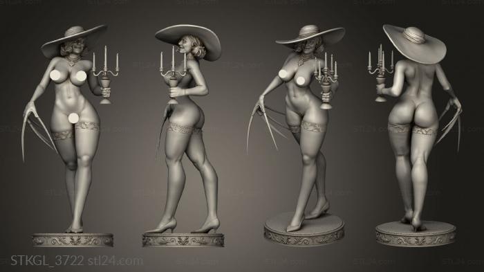 Figurines of girls (Lady Dimitrescu NSFW, STKGL_3722) 3D models for cnc