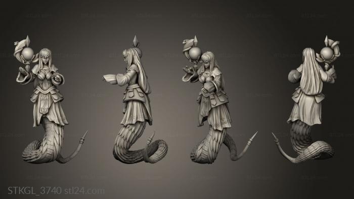 Figurines of girls (lamia astrologian monster girl, STKGL_3740) 3D models for cnc