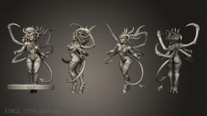 Figurines of girls (Lilit the Matriarch Skimpy Ver Lilith, STKGL_3754) 3D models for cnc