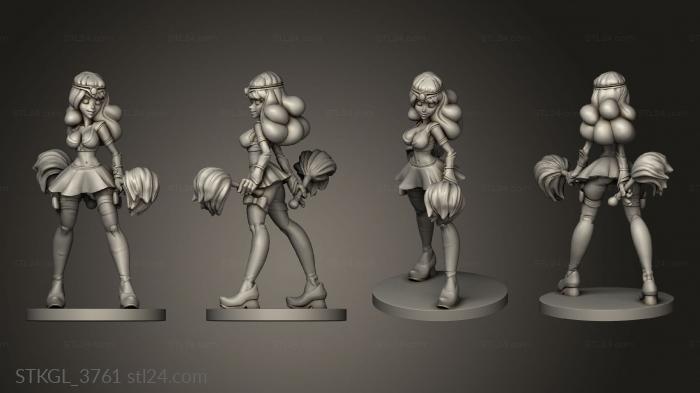 Figurines of girls (Cheerleaders Loec Eldarya, STKGL_3761) 3D models for cnc