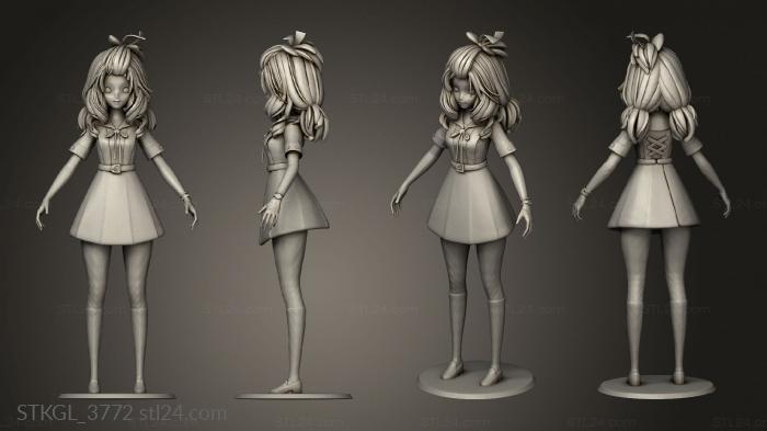 Figurines of girls (Loli, STKGL_3772) 3D models for cnc