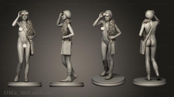 Figurines of girls (Luna NSFW, STKGL_3801) 3D models for cnc