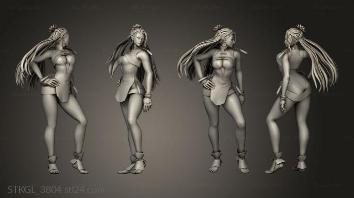 Figurines of girls (luong, STKGL_3804) 3D models for cnc