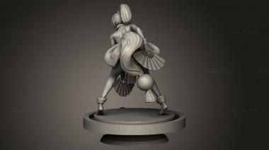 Figurines of girls (Mai Shiranui, STKGL_3821) 3D models for cnc