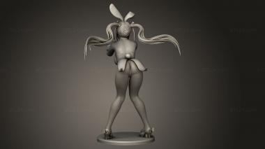 Figurines of girls (Marie Rose Bunny, STKGL_3862) 3D models for cnc