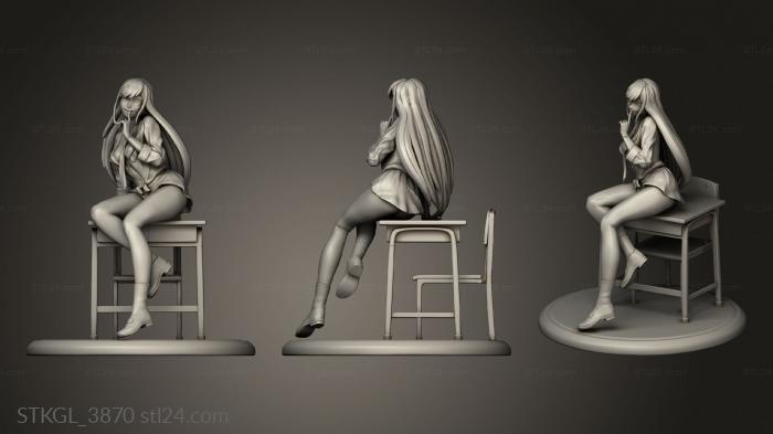 Figurines of girls (Marin Kitagawa NSFW Split Base, STKGL_3870) 3D models for cnc