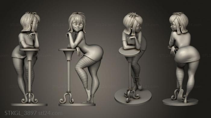 Figurines of girls (Mavis, STKGL_3897) 3D models for cnc