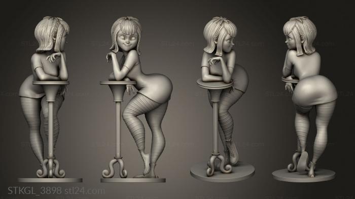 Figurines of girls (Mavis Новая папка Base, STKGL_3898) 3D models for cnc