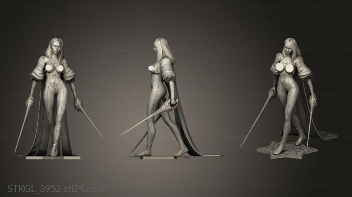 Figurines of girls (Майк, STKGL_3952) 3D models for cnc