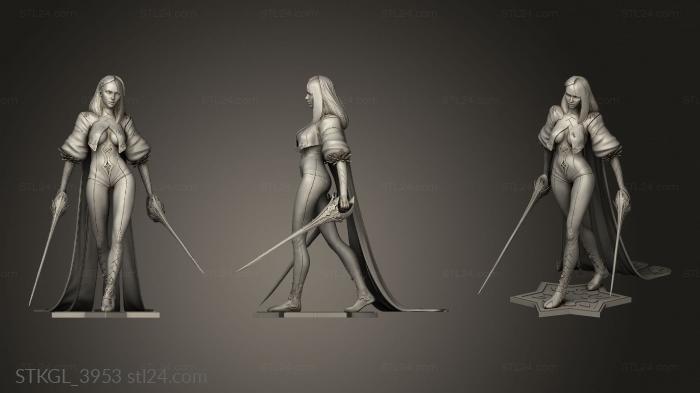 Figurines of girls (Майк, STKGL_3953) 3D models for cnc