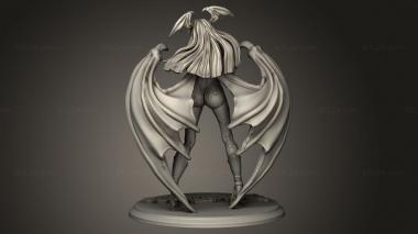 Figurines of girls (Morrigan DarkStalkers, STKGL_4015) 3D models for cnc