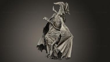 Figurines of girls (Nyarlathotep Tabletop Figure NYT Belt TT, STKGL_4246) 3D models for cnc