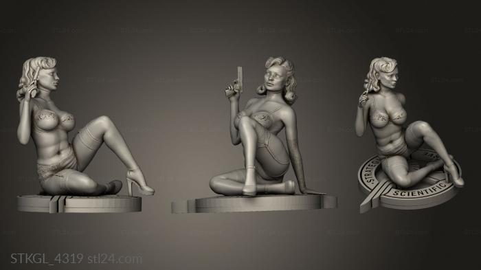 Figurines of girls (Peggy Bettie Sparx BM, STKGL_4319) 3D models for cnc