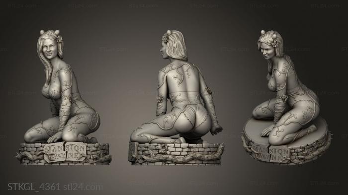 Figurines of girls (Poison, STKGL_4361) 3D models for cnc