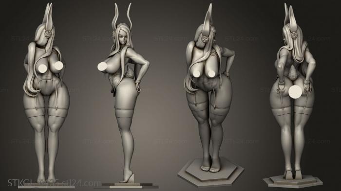 Figurines of girls (Rabbit Hero Mirko Bang, STKGL_4435) 3D models for cnc