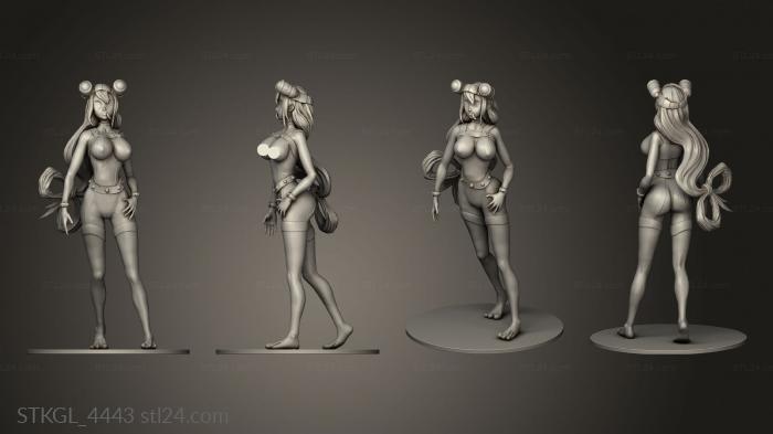 Figurines of girls (Rana Boku, STKGL_4443) 3D models for cnc