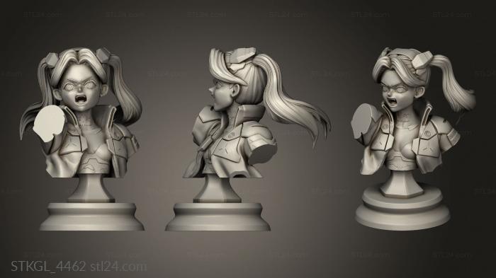 Figurines of girls (Rebecca Azerama NSFW Bot, STKGL_4462) 3D models for cnc